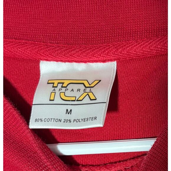 Vintage Temple Owls NCAA Red Crewneck Sweatshirt Sz M - Picture 4 of 8